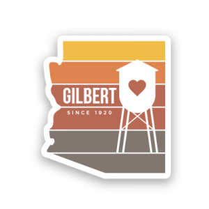 Gilbert Sunset State Magnet